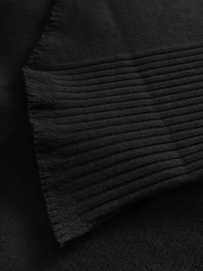 Henrik Vibskov Boutique Square Rib AP Top 8211 Black Women Dresses