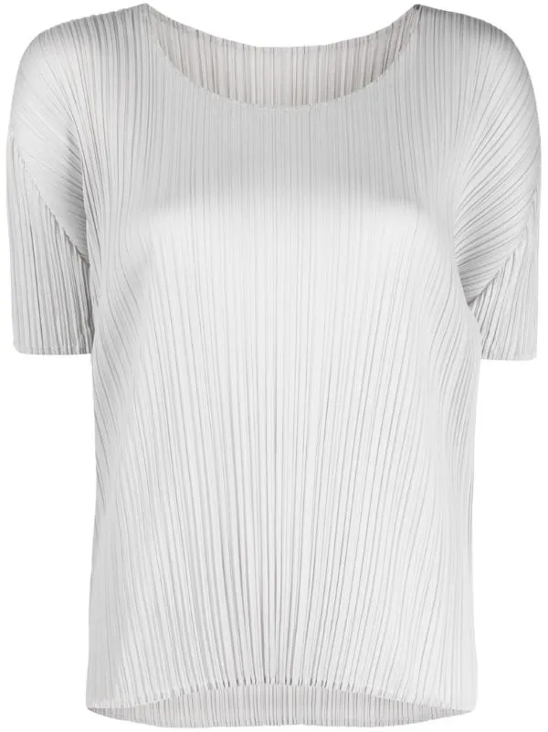 Henrik Vibskov Boutique SS23 Drop 2 Short Sleeve Top 8211 Light Grey Women Tops Henrik Vibskov Boutique SS23 Drop 2 Short Sleeve Top 8211 Light Grey Women Tops
