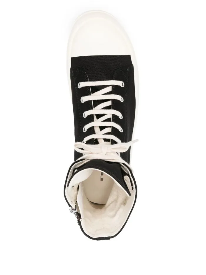 Henrik Vibskov Boutique SS25 Denim High Sneakers 8211 BlackMilkMilk Men Sneakers