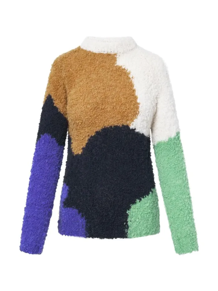 Henrik Vibskov Boutique Stock I Net Sweater 8211 Multi Ecru Men Knitwear