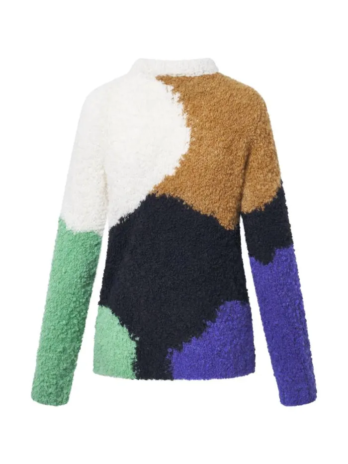Henrik Vibskov Boutique Stock I Net Sweater 8211 Multi Ecru Men Knitwear