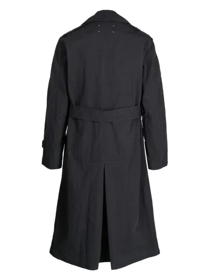 Henrik Vibskov Boutique Trench Coat 8211 Blackwashed Men Jackets and Coats