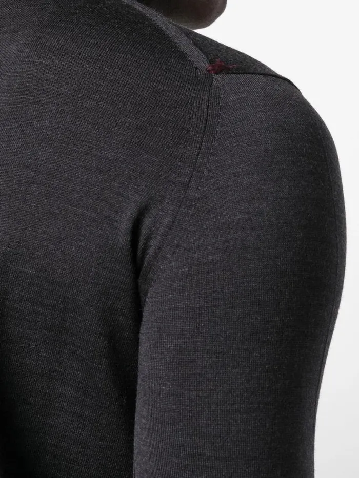 Henrik Vibskov Boutique Turtleneck Pullover 8211 Dark BlueGrey Women Knitwear