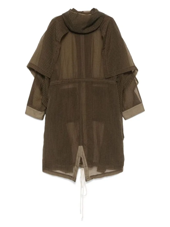 Henrik Vibskov Boutique Uncut Parka 8211 Military Olive Men Jackets and Coats