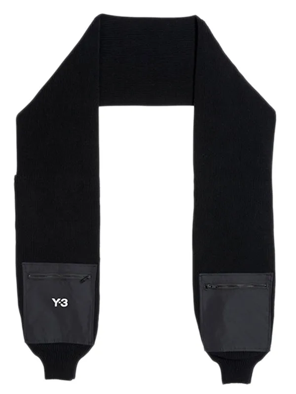 Henrik Vibskov Boutique Y3 Sleeve Scarf 8211 Black Men Scarves