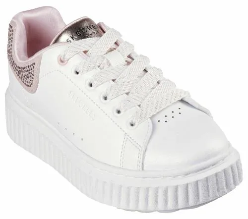 Hi Ridge White Rose Kids SKECHERS Big Kids UK Sizes 36