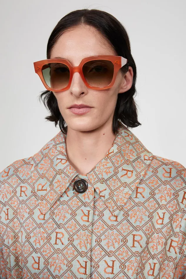 Hydra Sunglasses Burnt Orange Women Rodebjer Eyewear