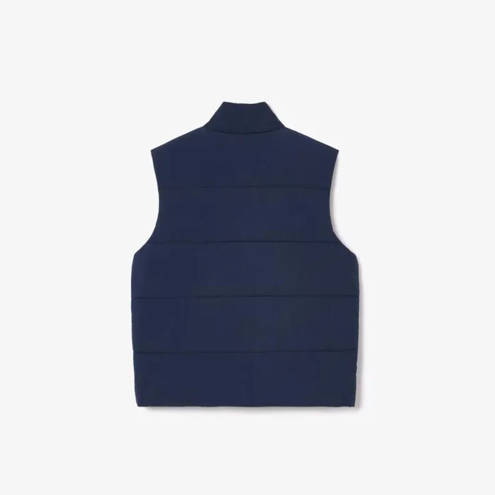 Jackets and Coats Kids Lacoste Kids039 WaterRepellent Vest Navy Blue 166