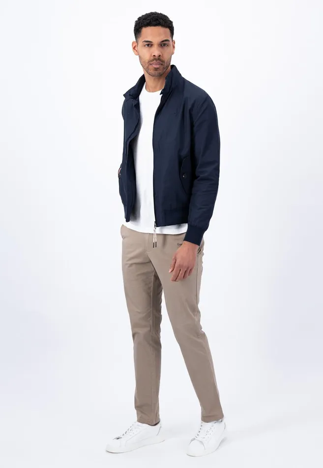 Jackets and Coats Men FYNCHHATTON Blouson Jacket Made Of Cotton Orient Reddark Navydusty Olivestone