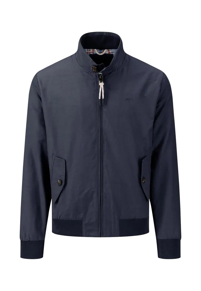 Jackets and Coats Men FYNCHHATTON Blouson Jacket Made Of Cotton Orient Reddark Navydusty Olivestone