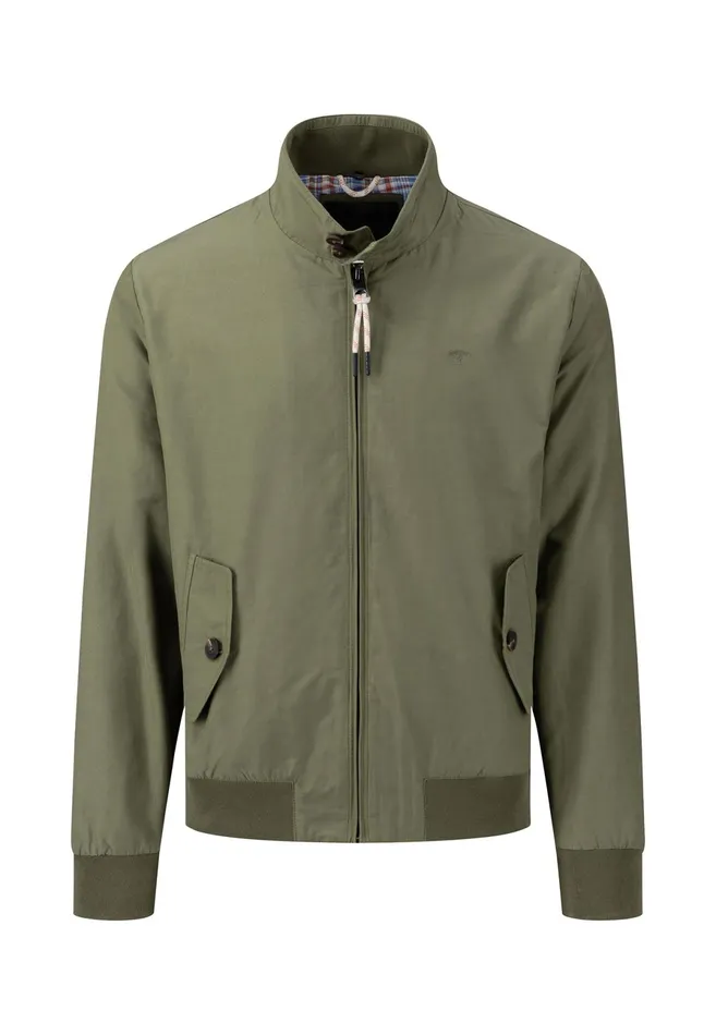 Jackets and Coats Men FYNCHHATTON Blouson Jacket Made Of Cotton Orient Reddark Navydusty Olivestone