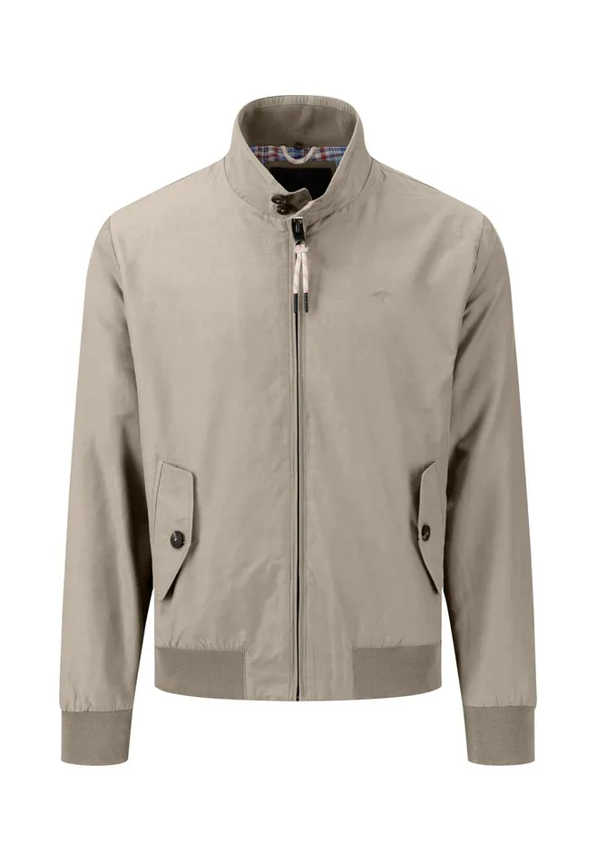 Jackets and Coats Men FYNCHHATTON Blouson Jacket Made Of Cotton Orient Reddark Navydusty Olivestone