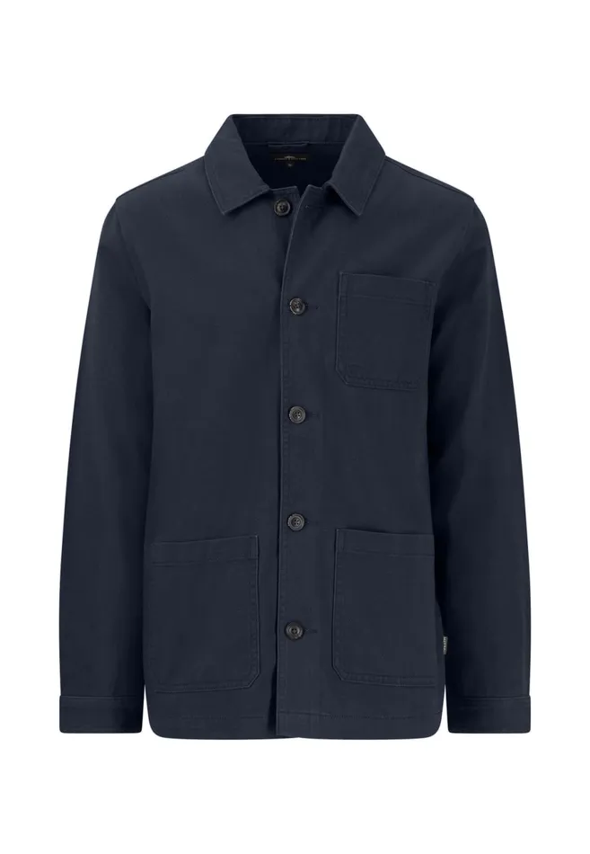 Jackets and Coats Men FYNCHHATTON Cord Jacket With A Caps Collar Dusty Forestdark Navystone