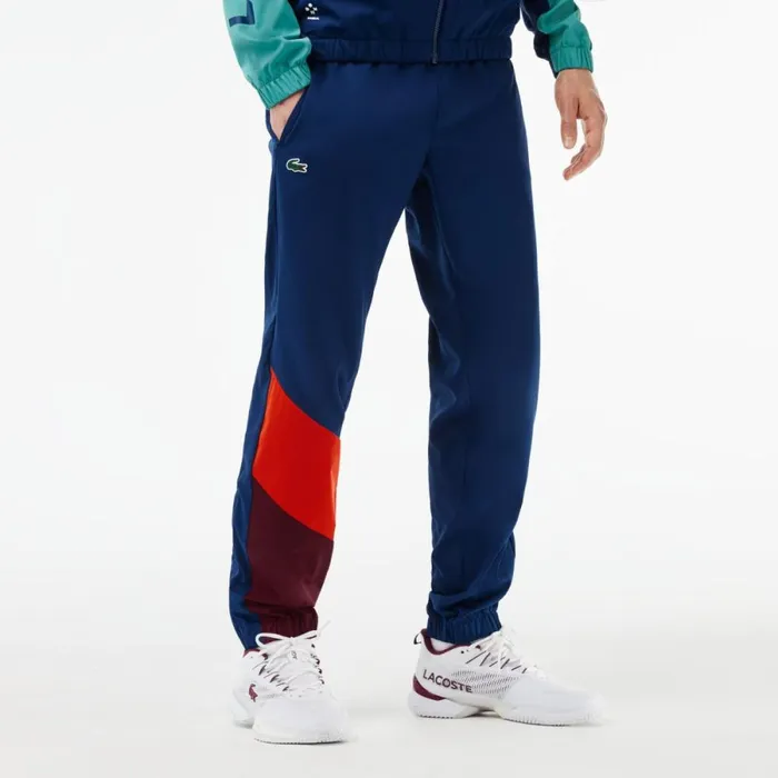 Jackets and Coats Men Lacoste Men039s Lacoste Tennis X Daniil Medvedev Sweatsuit Navy Blue Orange Bordeaux Blue Navy Blue Lif