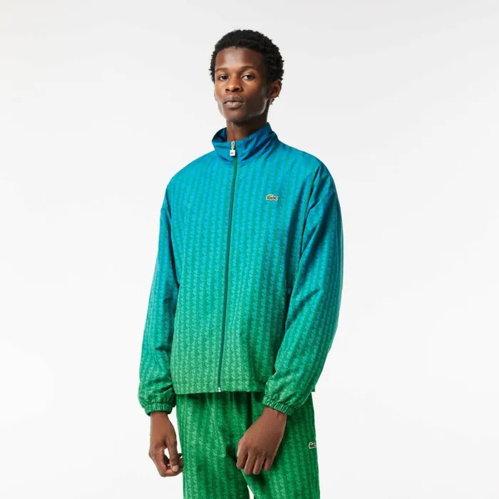 Jackets and Coats Men Lacoste Men039s Monogram Print Ombr Track Jacket Blue Green Qiy Jackets and Coats Men Lacoste Men039s Monogram Print Ombr Track Jacket Blue Green Qiy