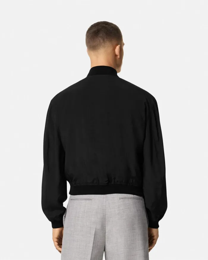 Jackets and Coats Men Versace Barocco Sea Reversible Jacket Blackprint