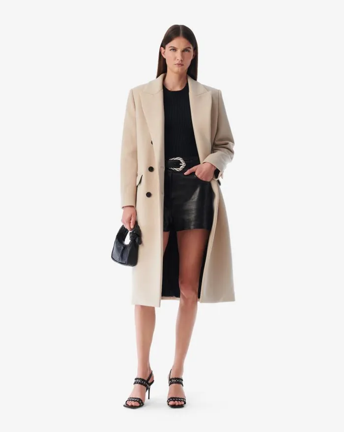 Jackets and Coats Women IRO GARANCE LONG WOOL COAT