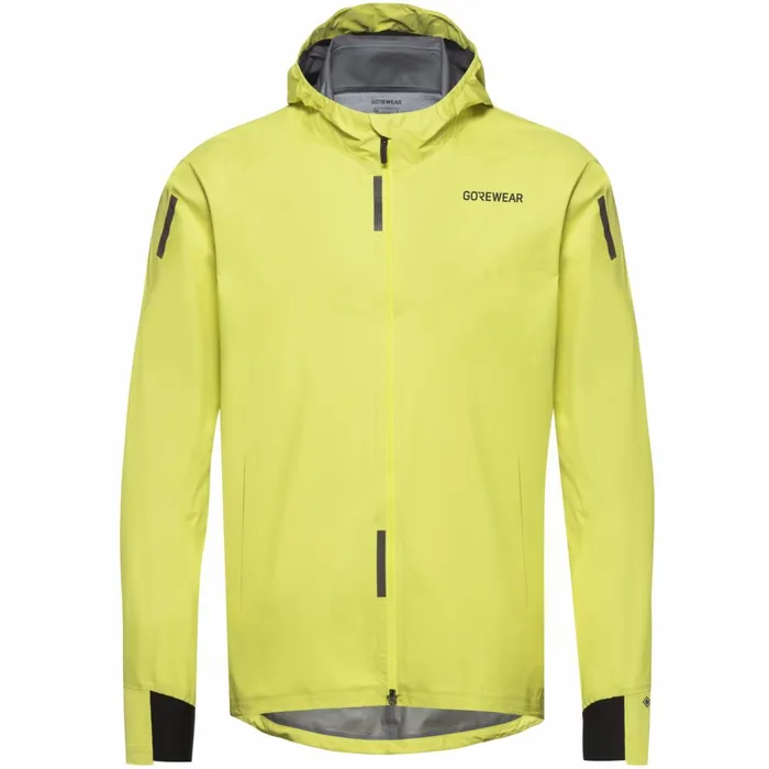 Jackets Men GOREWEAR CONCURVE GORETEX Jacket Mens Lime Yellow