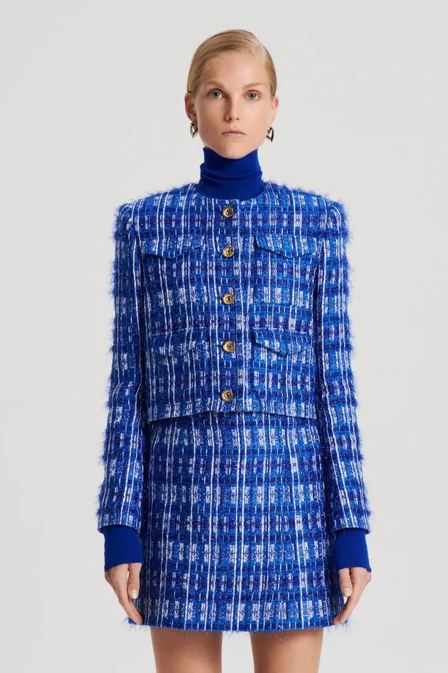 Jackets TINSEL CARGO JACKET COBALT 8211 Scanlan Theodore Women