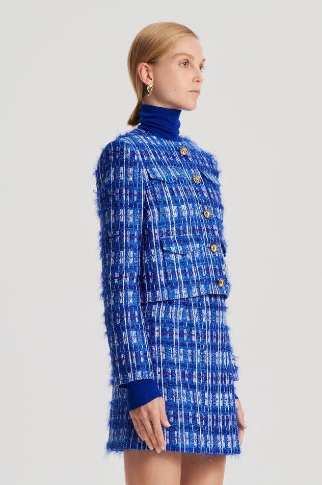 Jackets TINSEL CARGO JACKET COBALT 8211 Scanlan Theodore Women