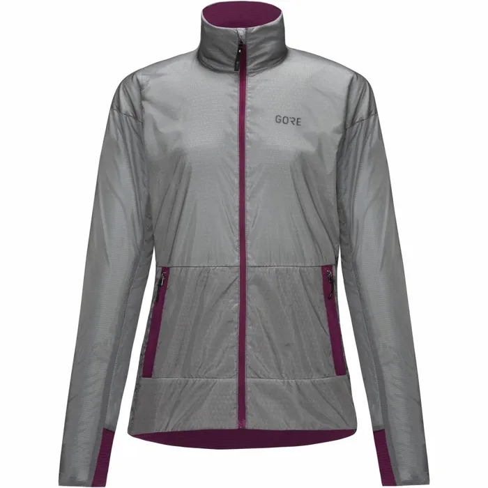 Jackets Women GOREWEAR Drive WINDSTOPPER Jacket Womens Lab Grayprocess Purple