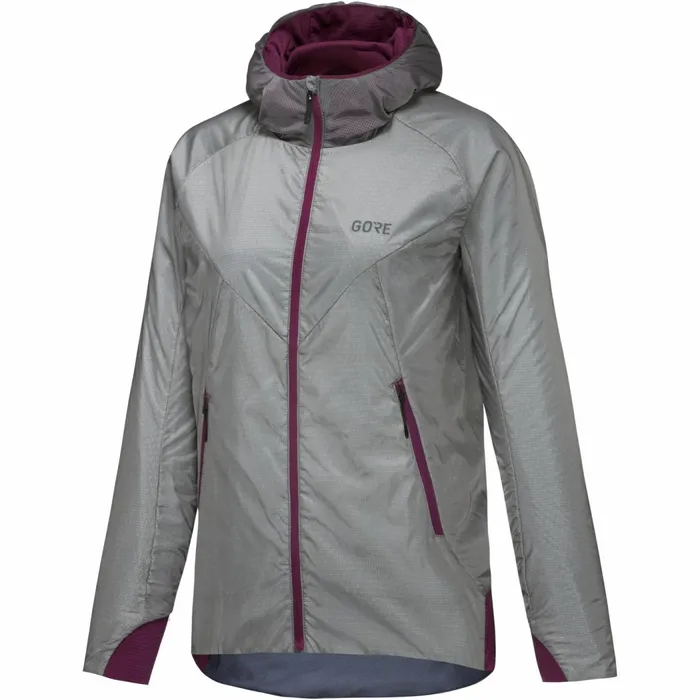 Jackets Women GOREWEAR R5 WINDSTOPPER Insulated Jacket Womens Lab Grayprocess Purple