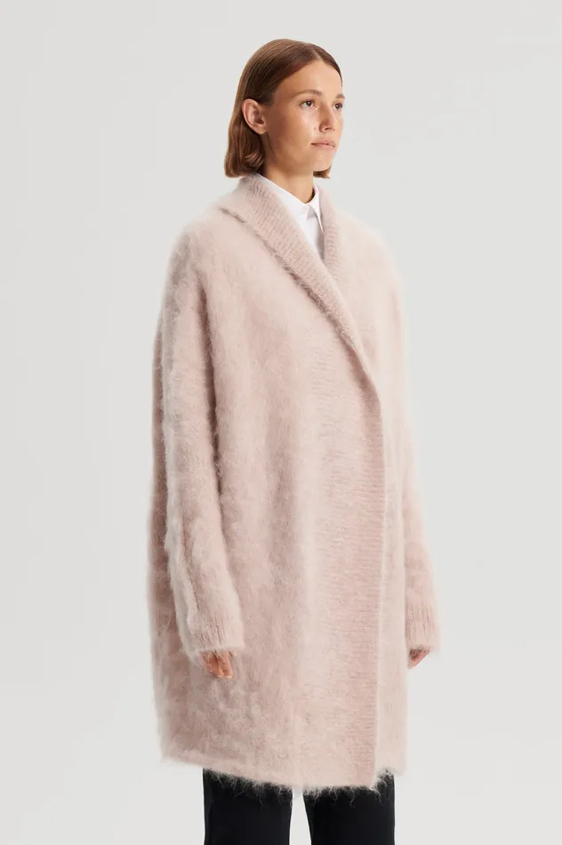 Jackets Women Scanlan Theodore BRUSHED MOHAIR CARDIGAN 3 MINK Jackets Women Scanlan Theodore BRUSHED MOHAIR CARDIGAN 3 MINK