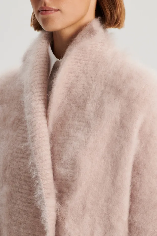 Jackets Women Scanlan Theodore BRUSHED MOHAIR CARDIGAN 3 MINK Jackets Women Scanlan Theodore BRUSHED MOHAIR CARDIGAN 3 MINK