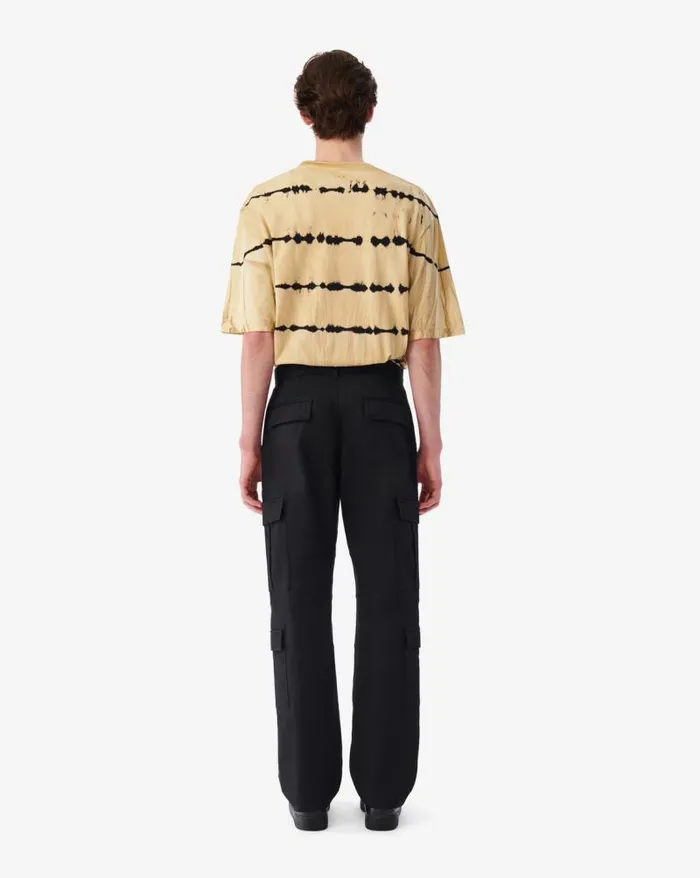 Jeans and Trousers Men IRO DAO STRAIGHTCUT CARGO PANTS