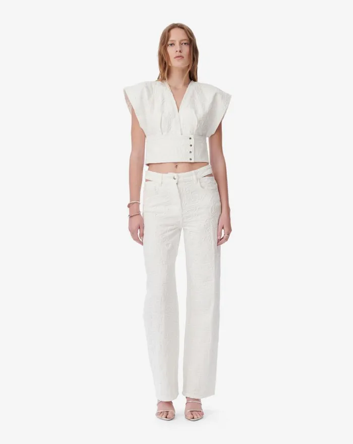 Jeans Women IRO LAMBERT OVERSIZED EMBROIDERED JEANS