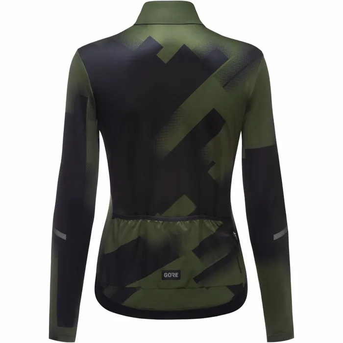 Jerseys and Shirts Women GOREWEAR Progress Thermo Jersey Womens Utility Green