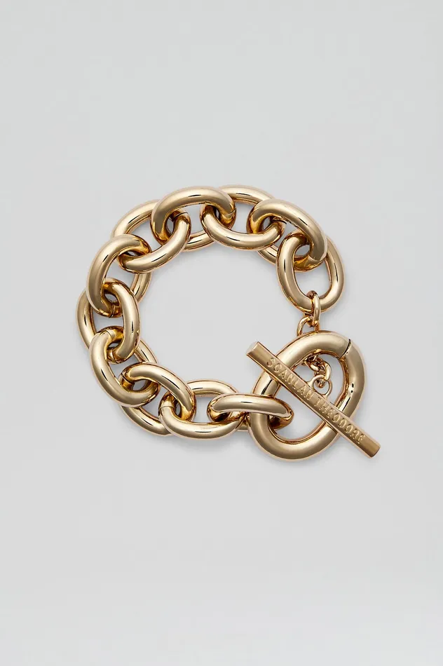 Jewelry Scanlan Theodore Women OVAL LINK CHAIN BRACELET LIGHTGOLD