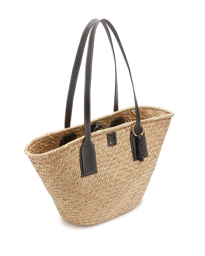 Jigsaw Bags and Clutches Women Xl Chiltern Straw Bag Black