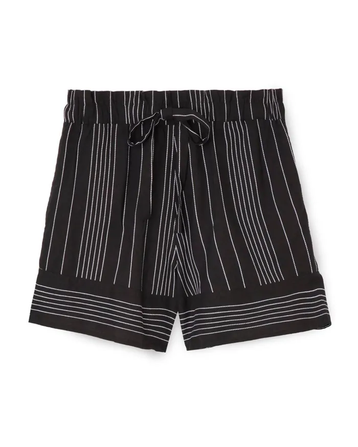 Jigsaw Beachwear Women Freya Stitch Shorts Black
