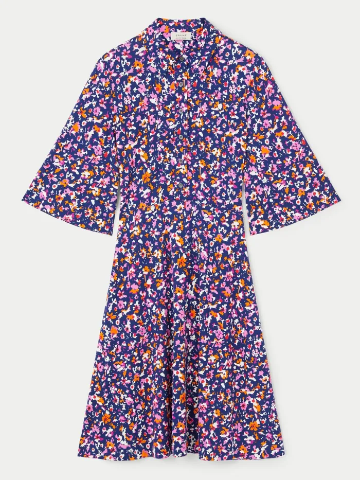 Jigsaw Dresses and Jumpsuits Women Abstract Floral Shirt Dress Multi
