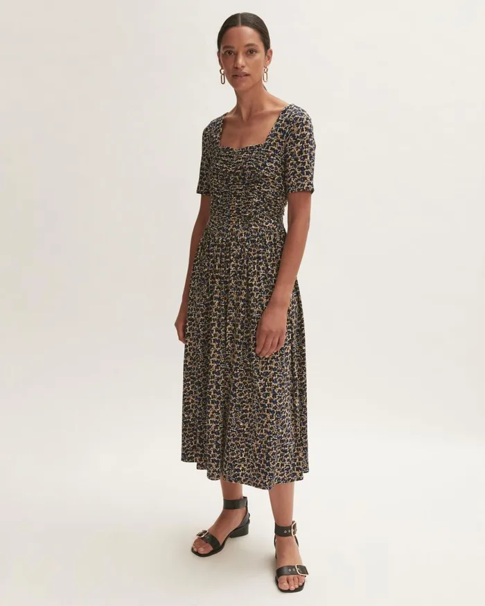 Jigsaw Dresses and Jumpsuits Women Coastal Meadow Jersey Dress Blue