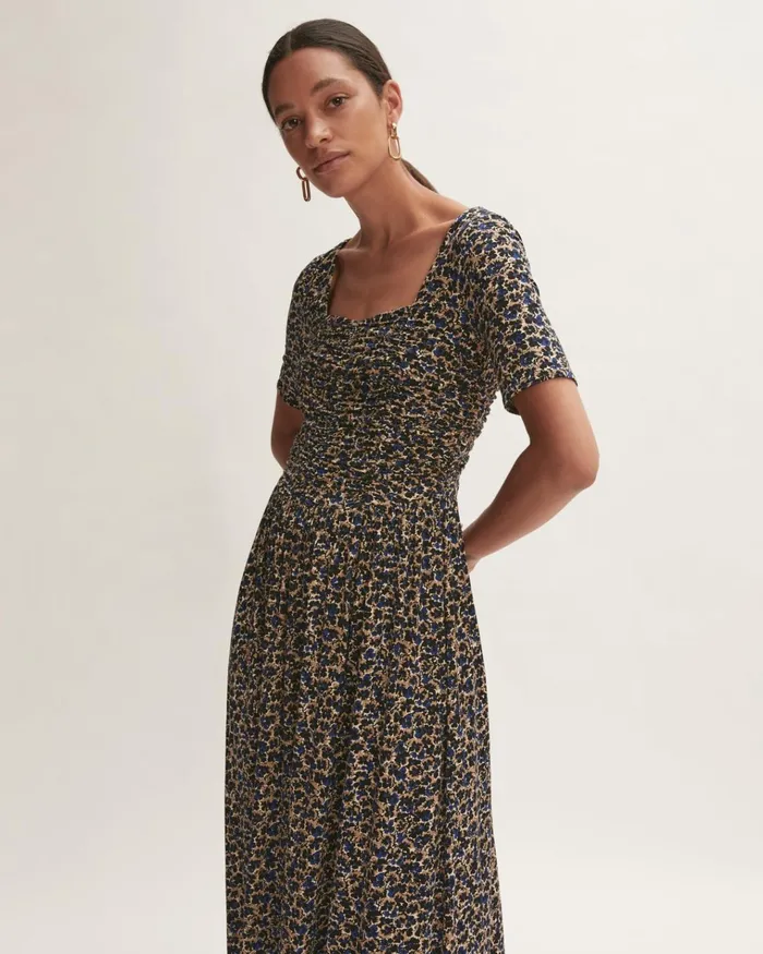 Jigsaw Dresses and Jumpsuits Women Coastal Meadow Jersey Dress Blue