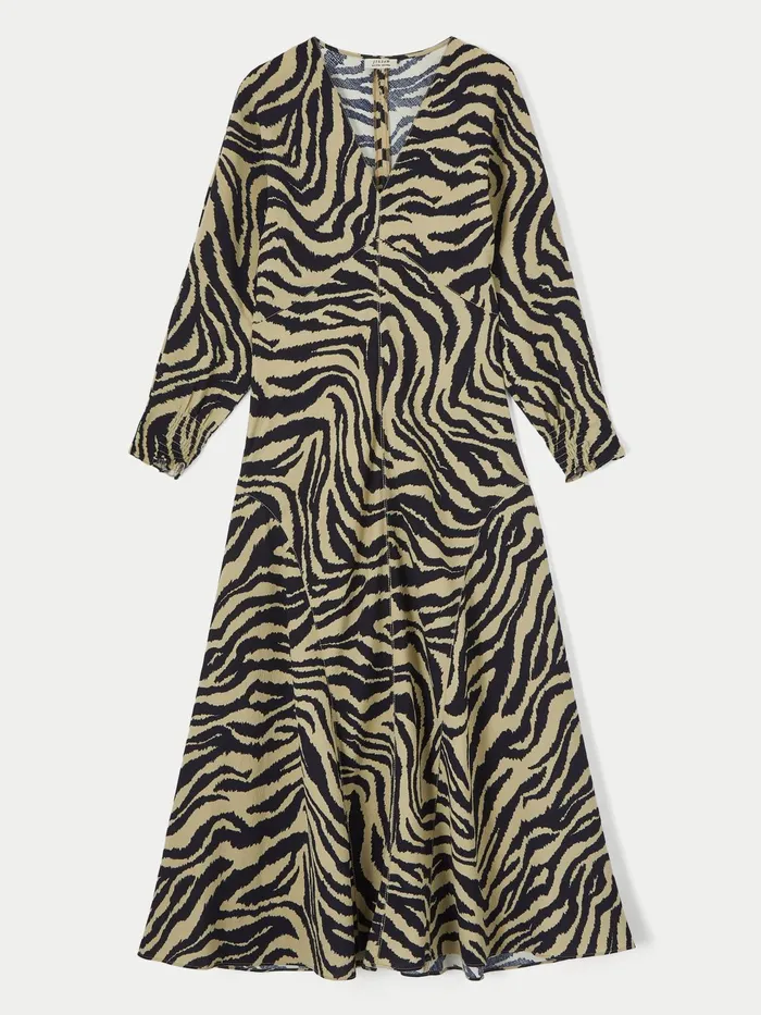 Jigsaw Dresses and Jumpsuits Women Zebra Ikat Maxi Dress Green