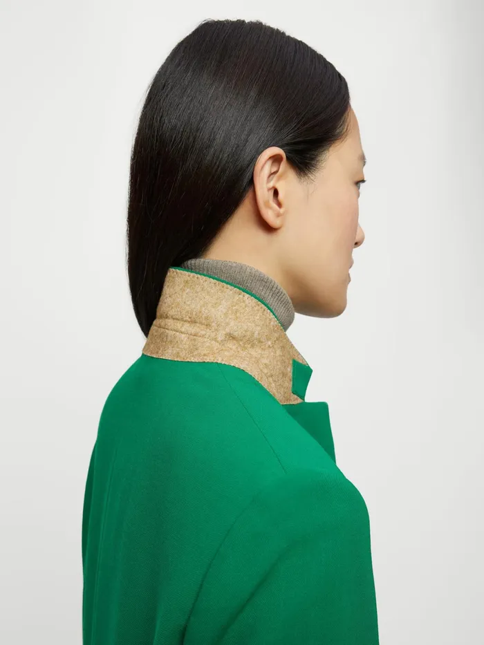 Jigsaw Jackets Women Gibson Fluid Twill Blazer Green