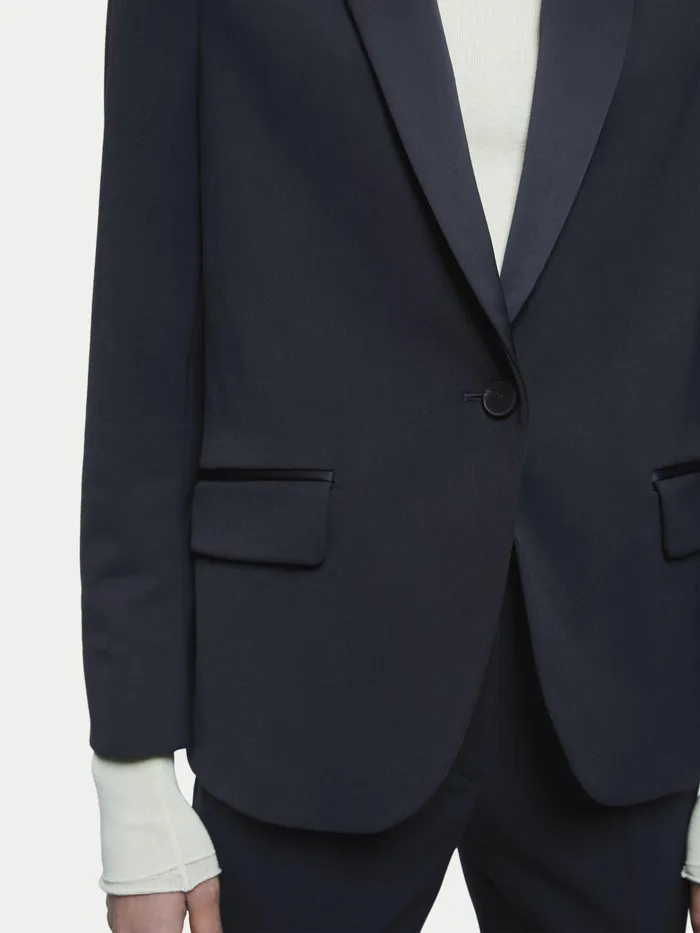 Jigsaw Jackets Women Paris Brook Shortline Blazer Blue