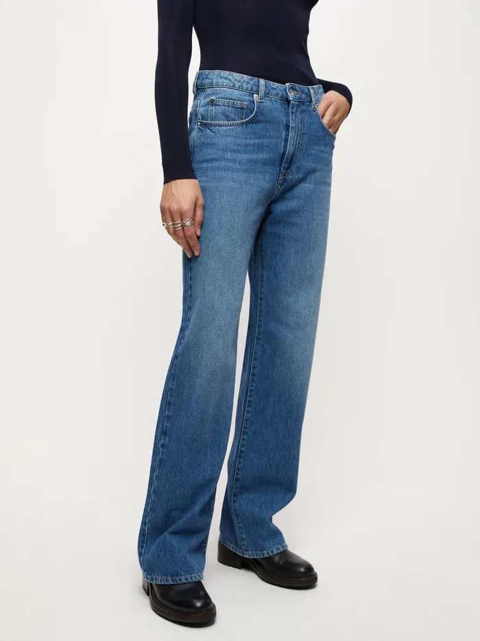 Jigsaw Jeans Women Adler Wide Leg Jean Multi