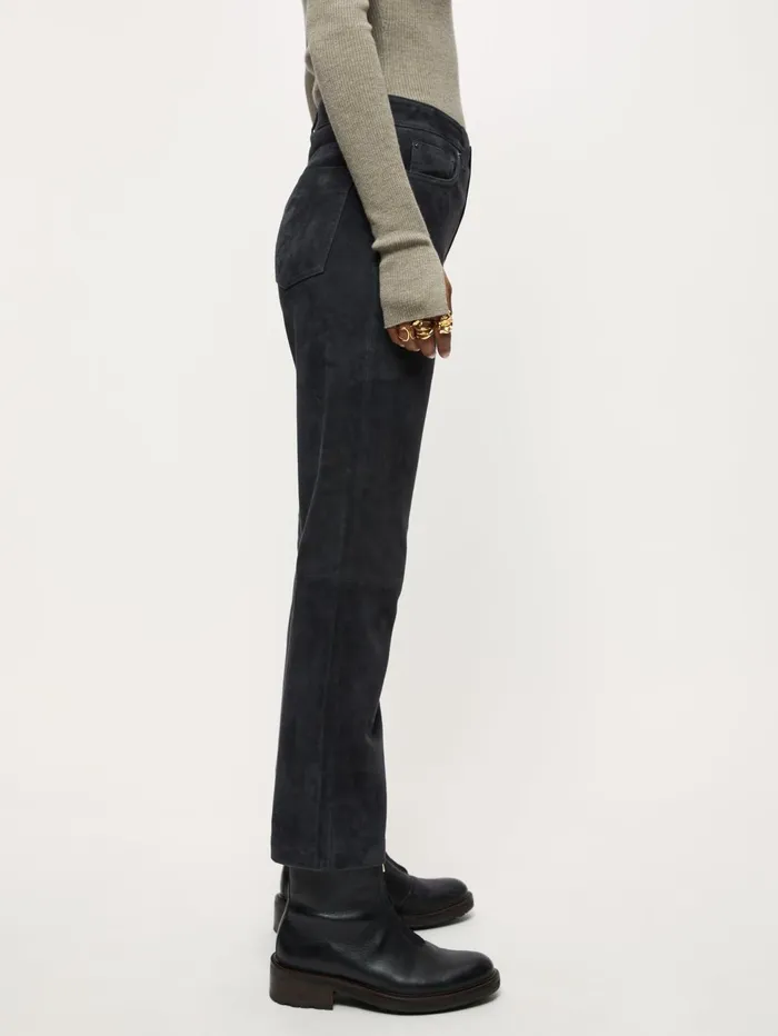 Jigsaw Jeans Women Lea Suede Jean Blue