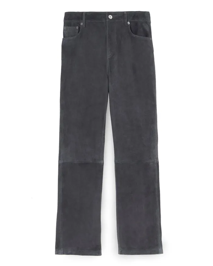 Jigsaw Jeans Women Lea Suede Jean Blue