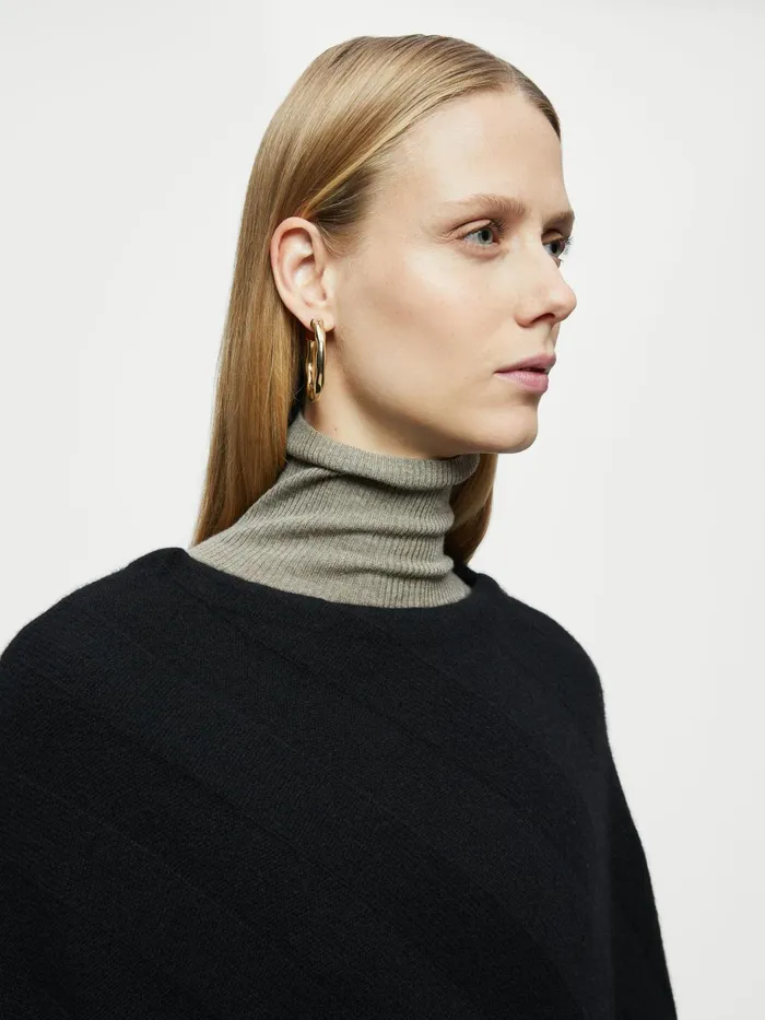 Jigsaw Knitwear and Cashmere Women Cashmere Poncho Black