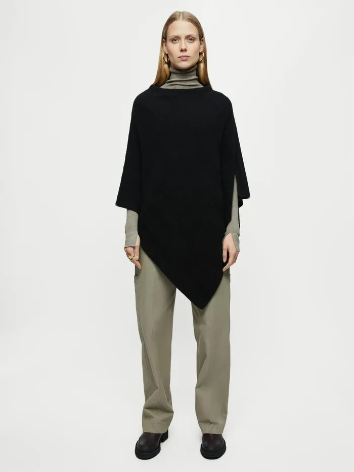 Jigsaw Knitwear and Cashmere Women Cashmere Poncho Black