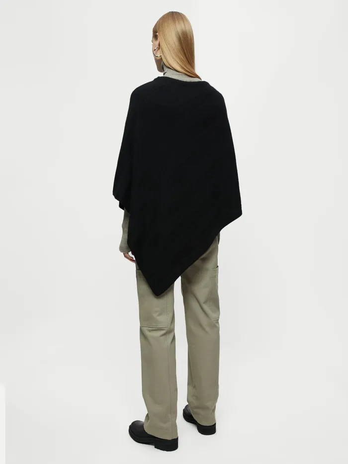 Jigsaw Knitwear and Cashmere Women Cashmere Poncho Black