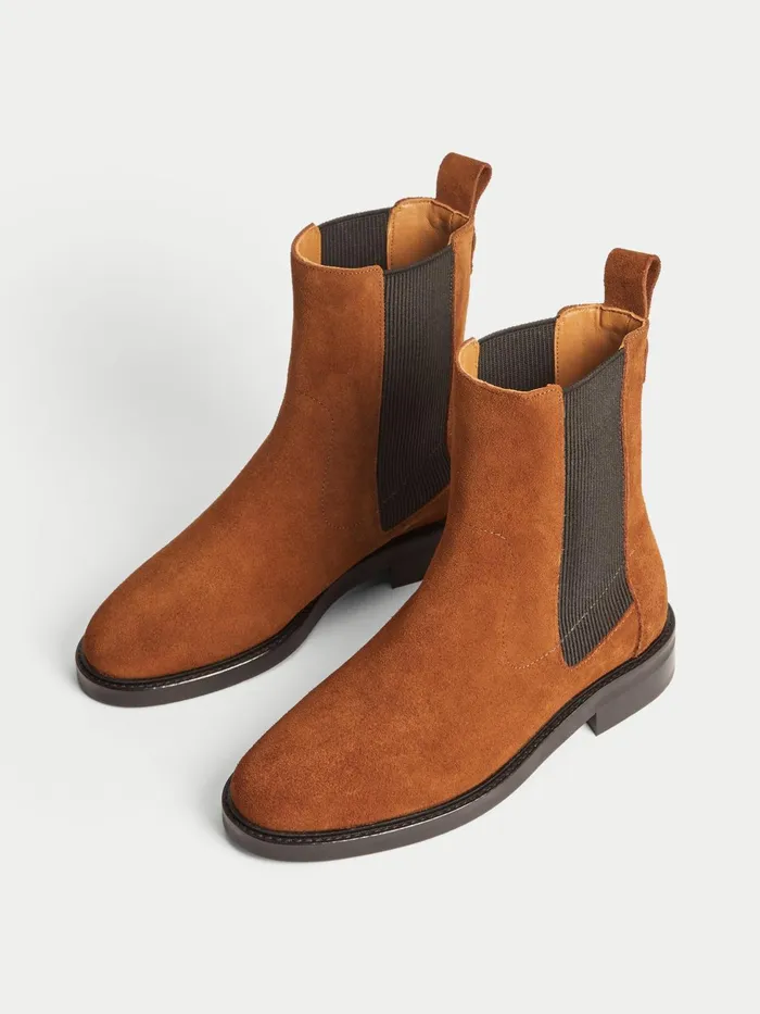 Jigsaw Shoes and Sandals Women Arman Suede Flat Boot Brown