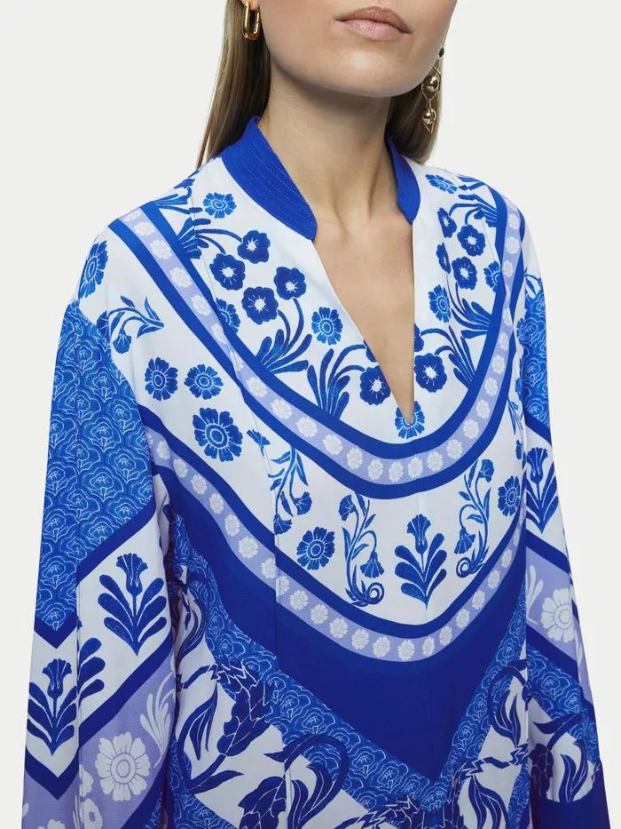 Jigsaw Tops Women Santorini Long Sleeve Top Blue