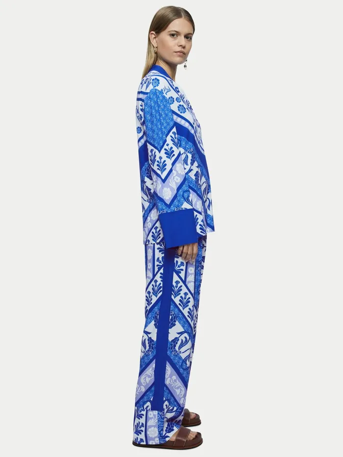 Jigsaw Tops Women Santorini Long Sleeve Top Blue