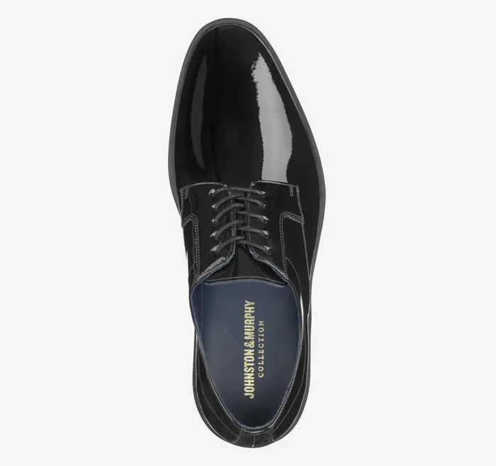 Johnston and Murphy Bolivar Plain Toe Black Italian Patent Men Dress Classics Johnston and Murphy Bolivar Plain Toe Black Italian Patent Men Dress Classics